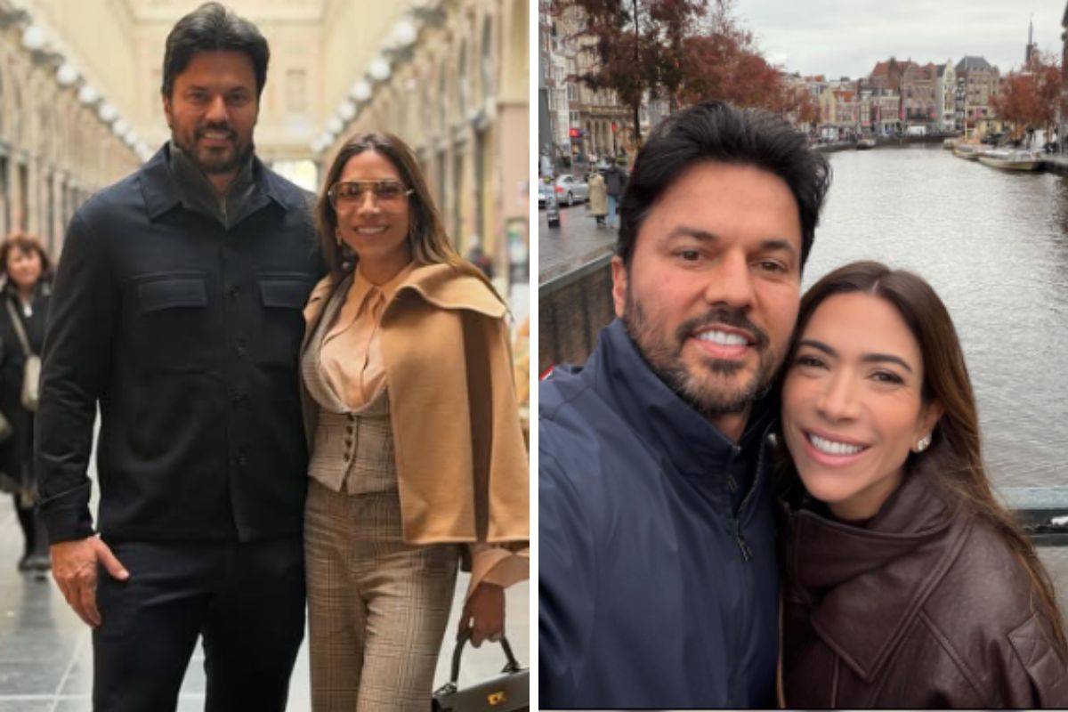 Patricia Abravanel e Fabio Faria