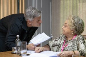 Rosa (Suely Franco) e Jaques (Marcello Novaes) em Dona de Mim