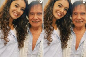 Sophie Charlotte e Roberto Carlos