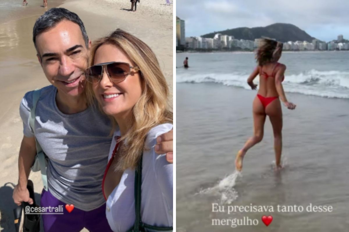 Cesar Tralli e Ticiane Pinheiro