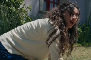 Gerluce (Sophie Charlotte) vai pular pela janela em Três Graças