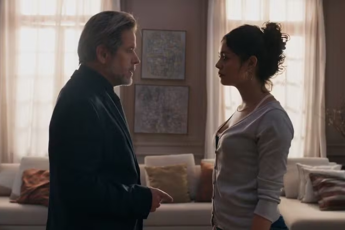 Gerluce (Sophie Charlotte) e Ferette (Murilo Benício) em Três Graças