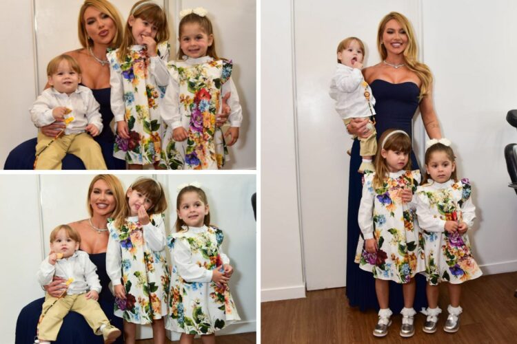 Virginia Fonseca e os flihos