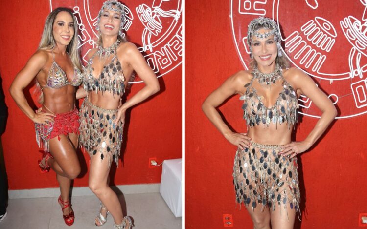 Lívia Andrade samba com musas do Salgueiro para 2026