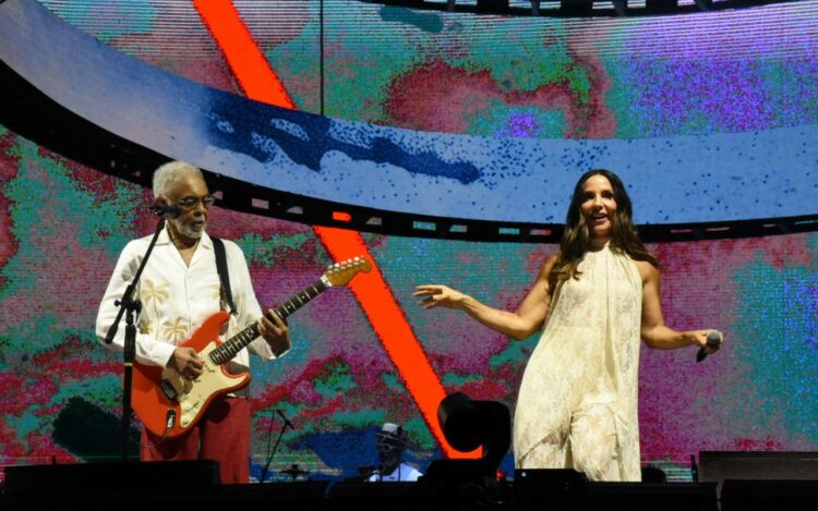 Gilberto Gil e Ivete - Encerramento da turnê _Tempo Rei_ em Salvador
