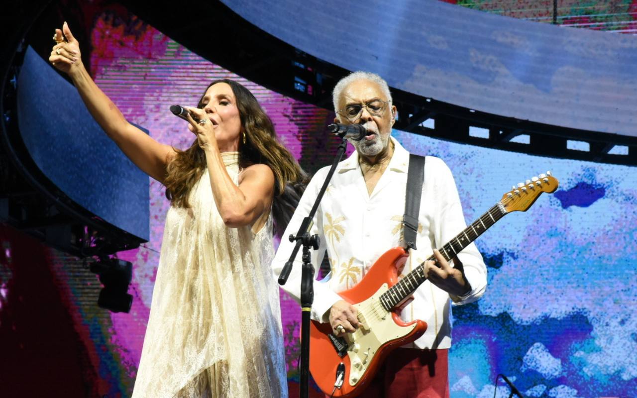 Gilberto Gil e Ivete - Encerramento da turnê _Tempo Rei_ em Salvador
