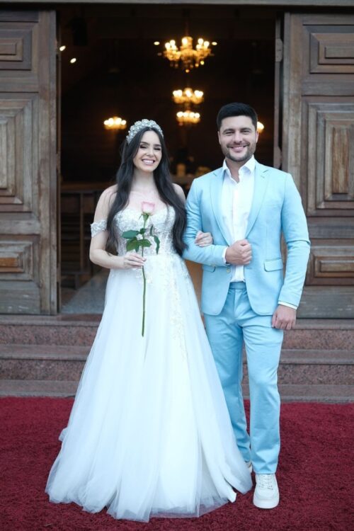 Guilherme Leicam e Renata Samek