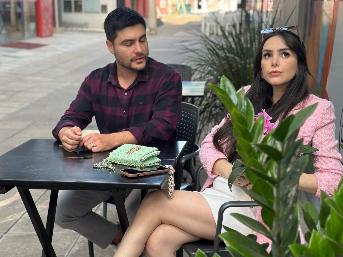 Guilherme Leicam e Renata Samek