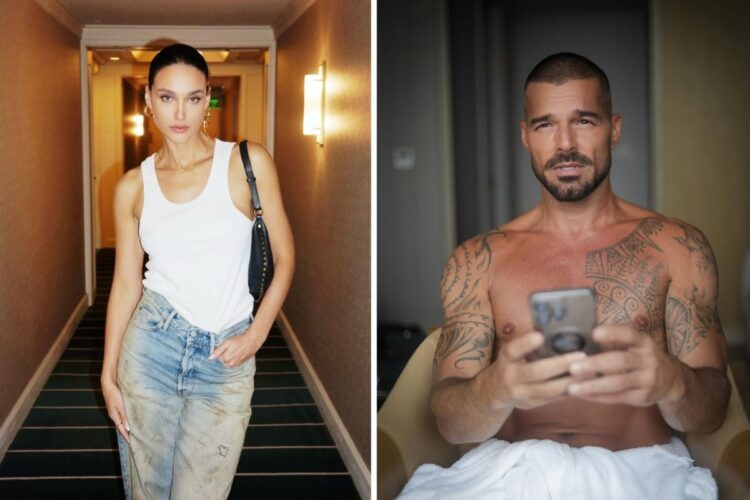 Débora Nascimento e Ricky Martin