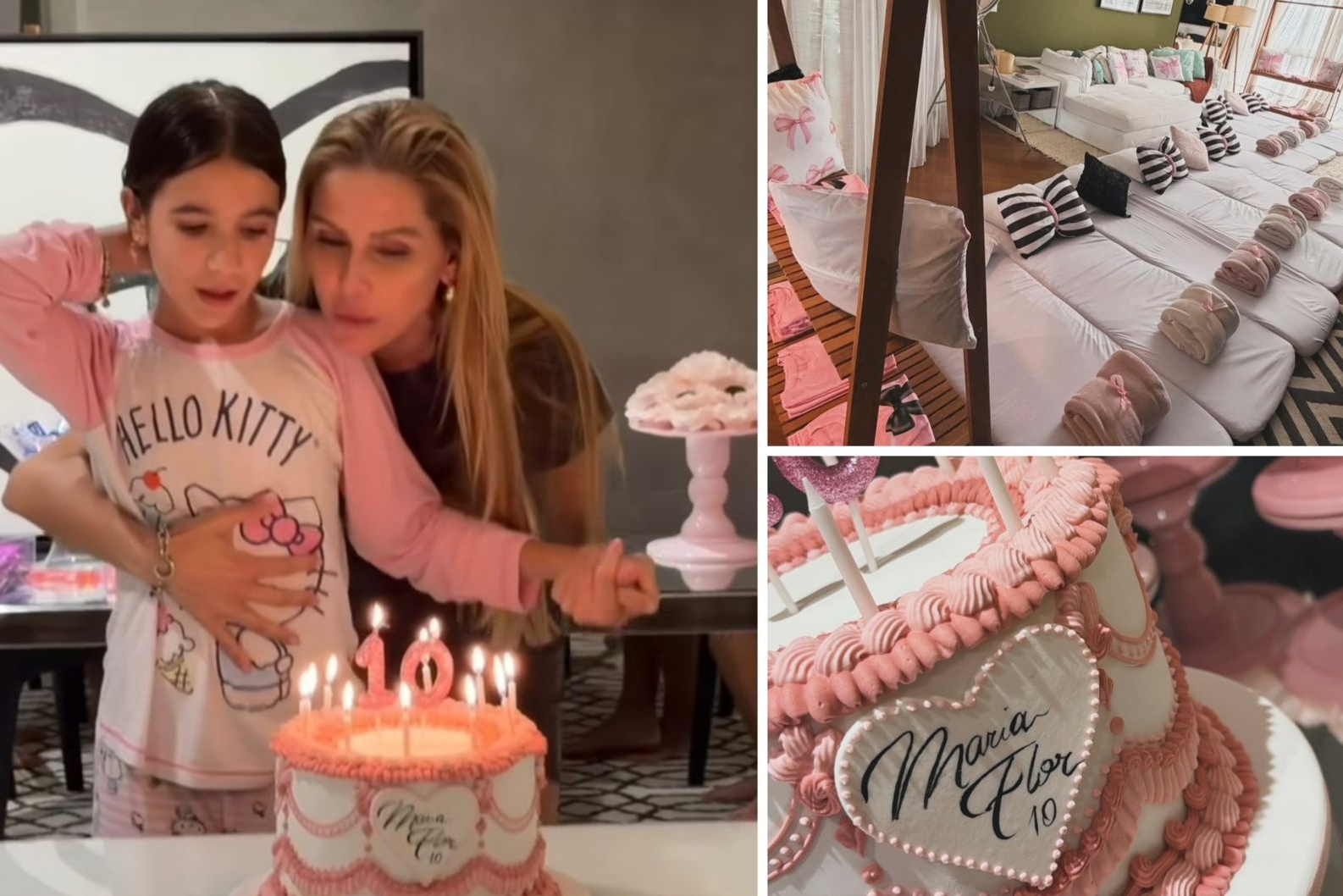 Maria Flor, filha de Deborah Secco, completa 10 anos