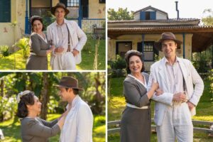 Eliane Giardini e Sérgio Guizé