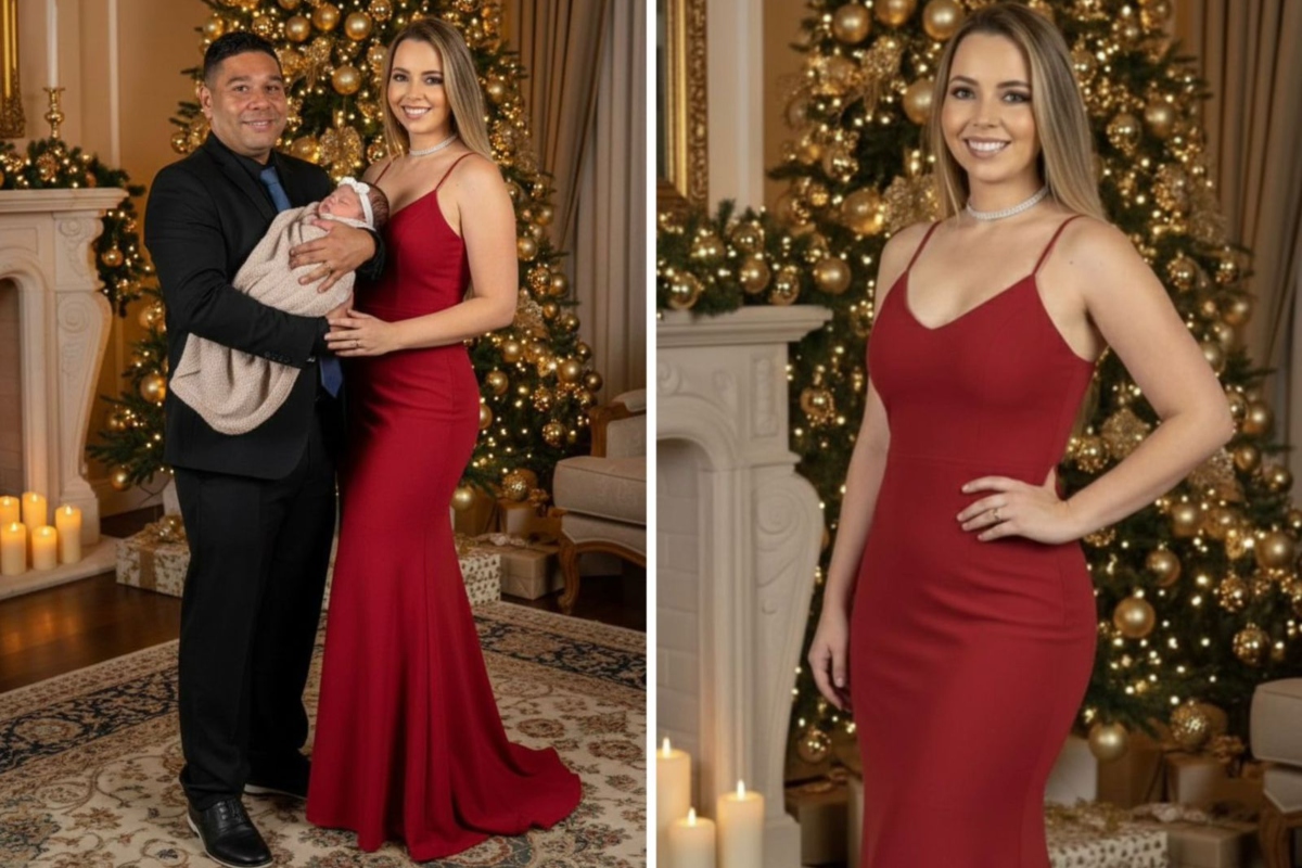 Ex-miss Jessyka Laynne e família