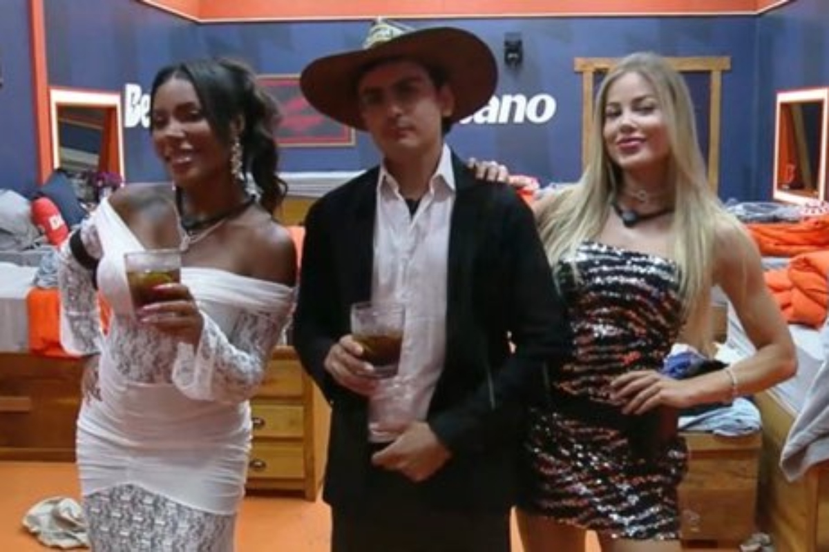 Festa top 9 em 'A Fazenda'