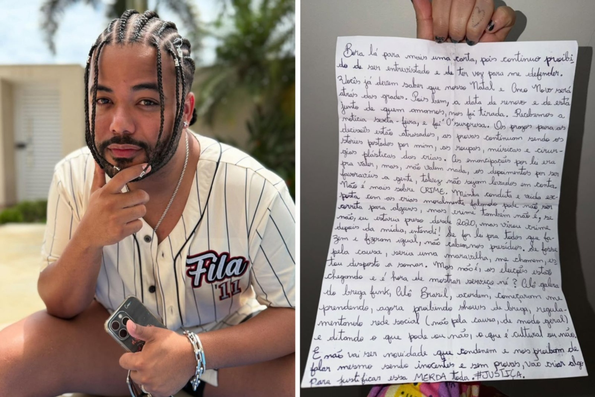 Hytalo Santos escreve carta aberta