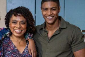 Marlon (Humberto Morais) e Jussara (Vilma Melo) em 