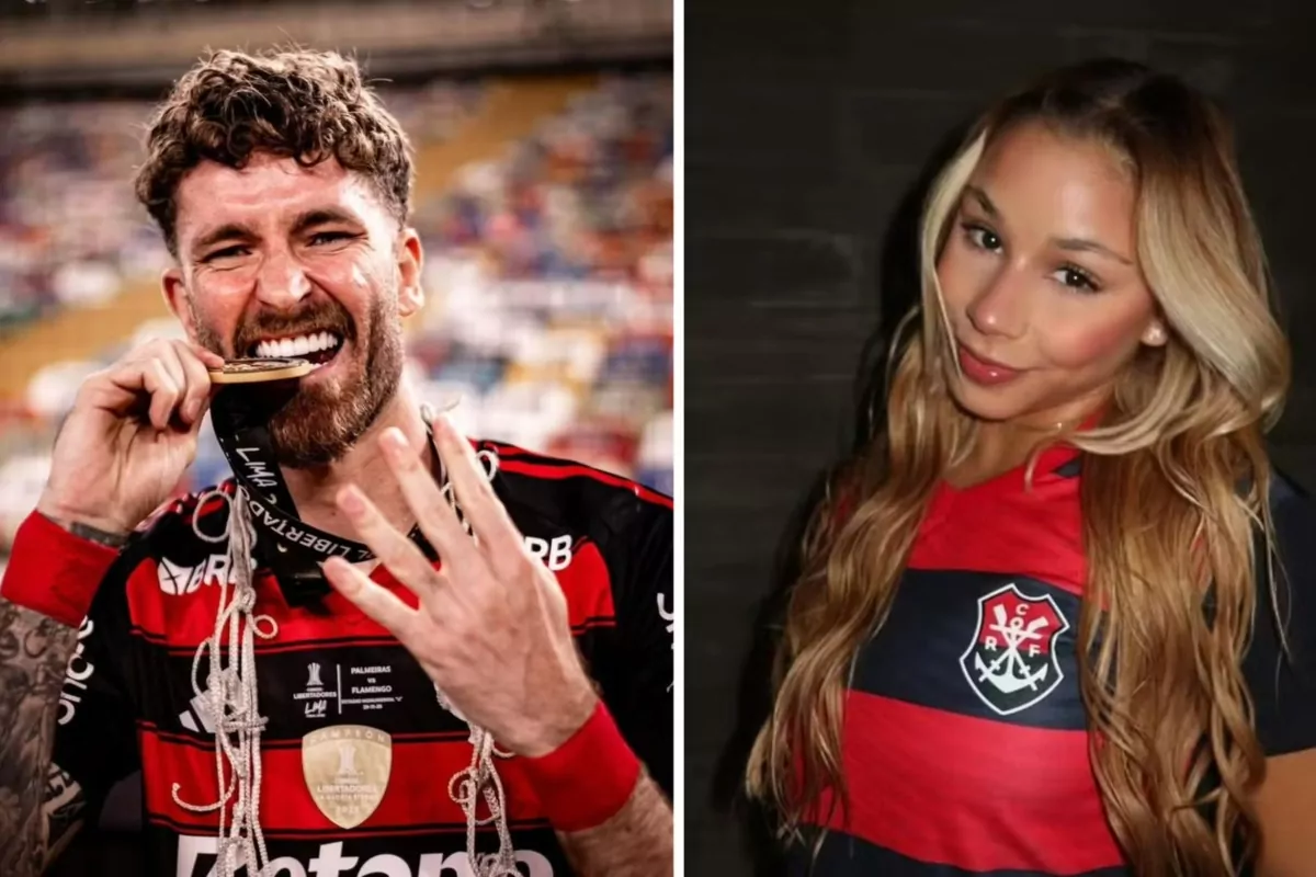 Léo Pereira e Flávia Saraiva