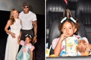 Lore Improta, Léo Santana e Liz no lançamento de 'Galeroca'