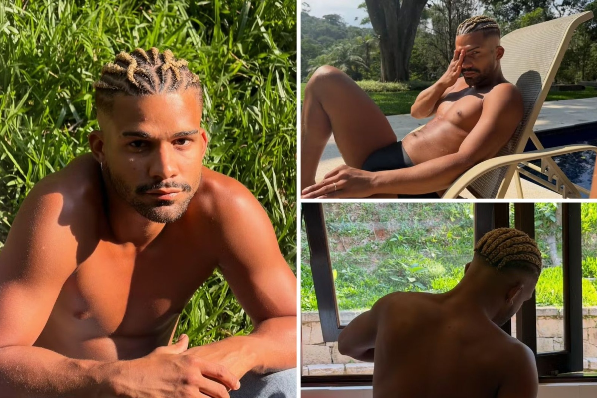 Lucas Leto exibe novo look