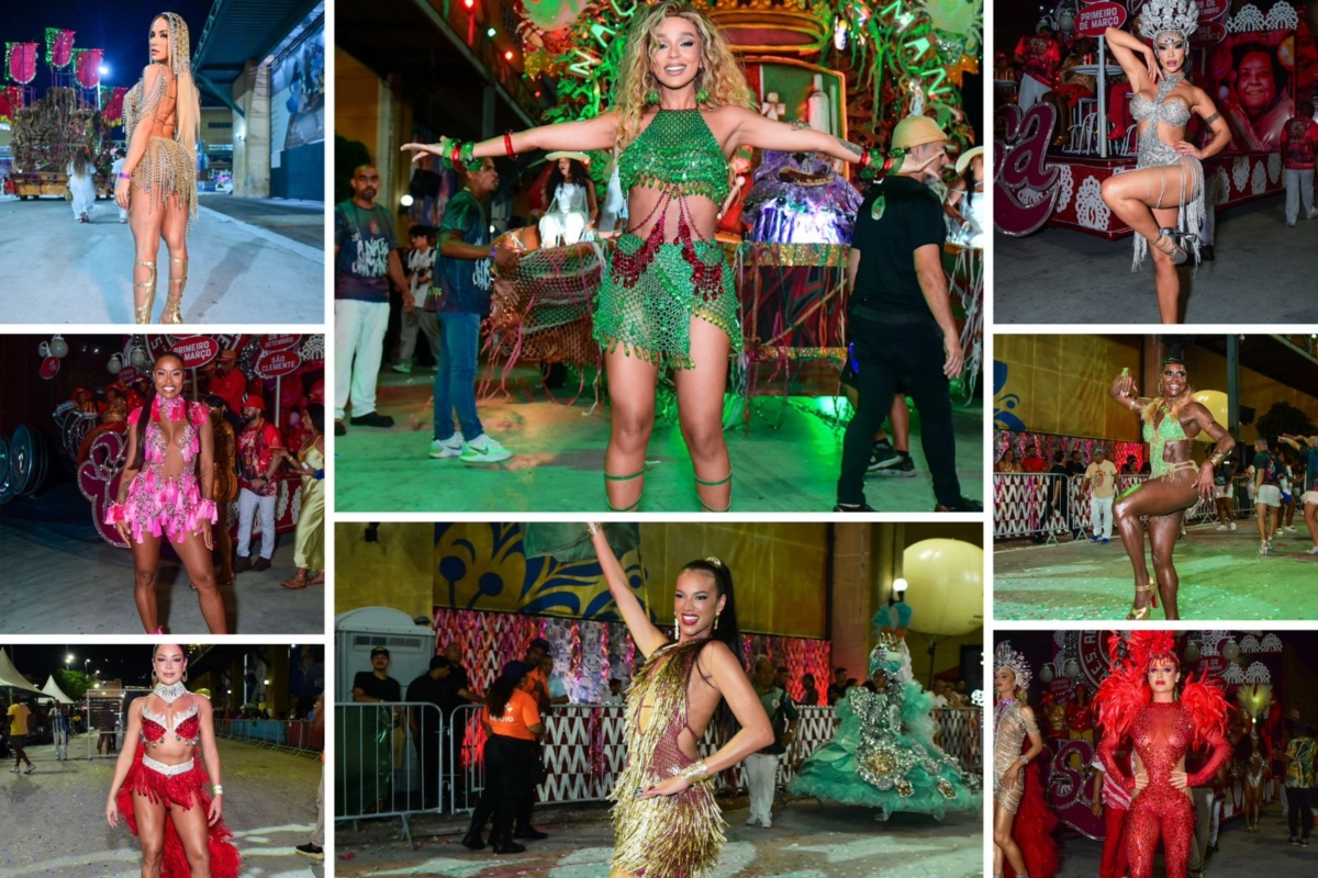 Musas nos mini desfiles