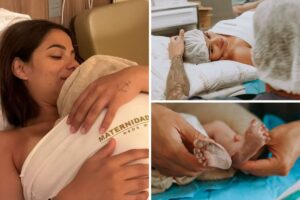 Nasce Rosamaria, primeira filha de Key Alves