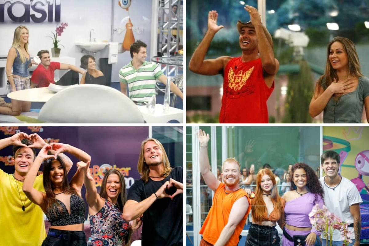 Participantes das Casas de Vidro no BBB