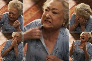 Rosa (Suely Franco) se desespera em 