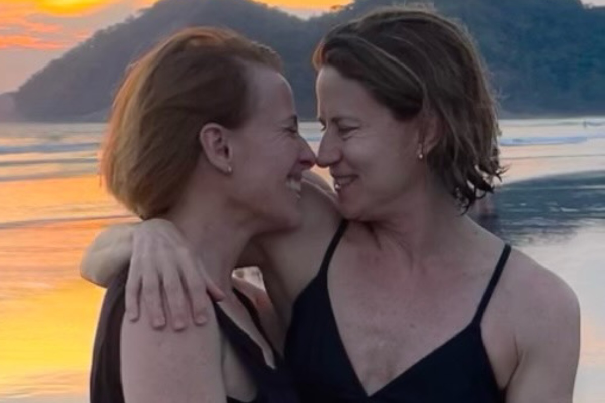 vera zimmermann com a namorada Luciana Ramanzini