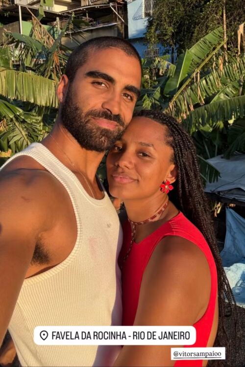Vitor Sampaio e Jessica Ellen assumem namoro