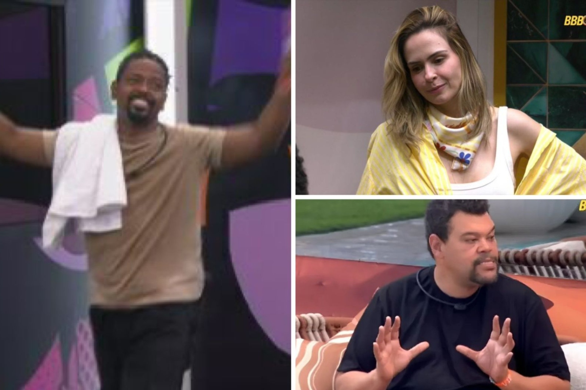 Leandro, Ana Paula e Babu na Festa do Líder