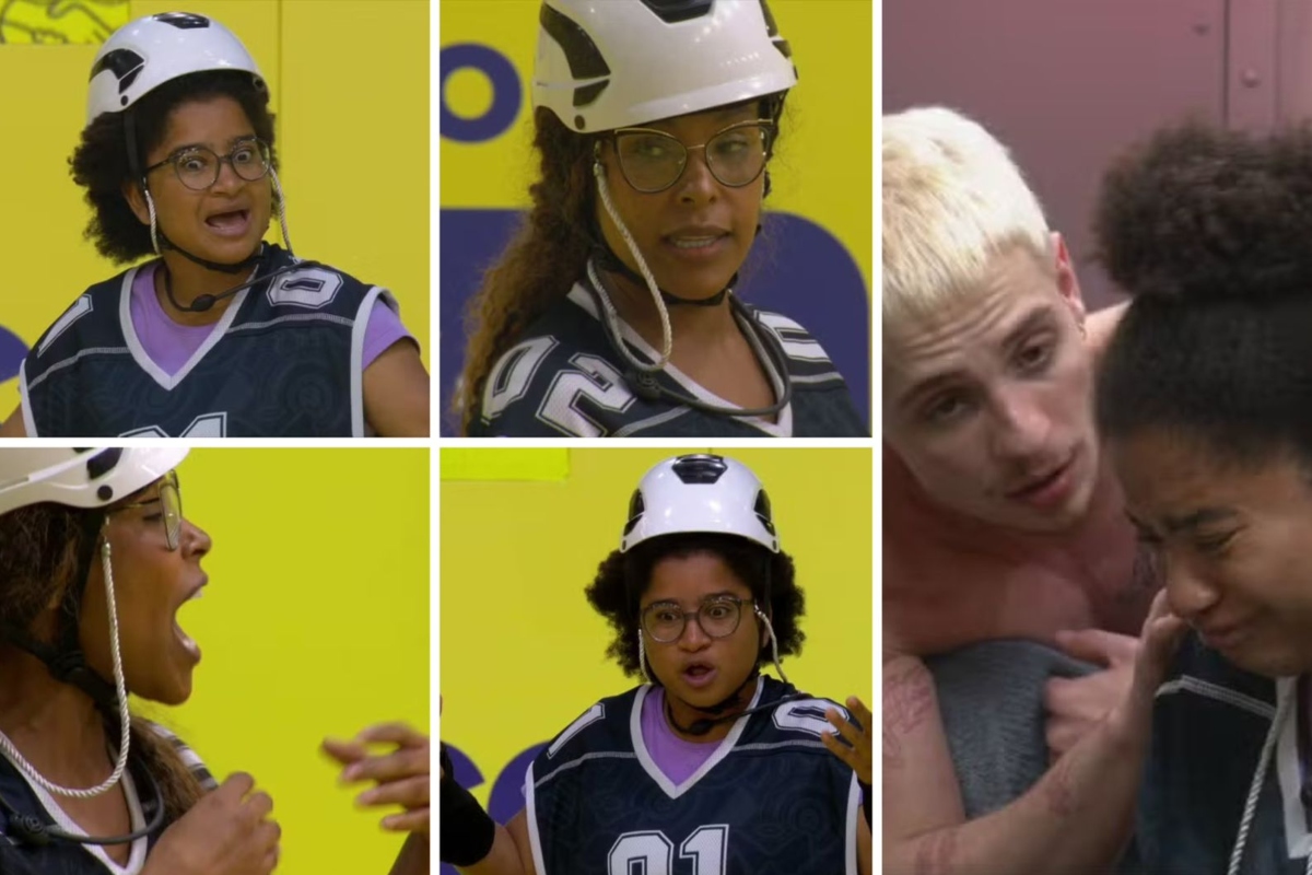 Sol e Milena brigam durante a prova do líder