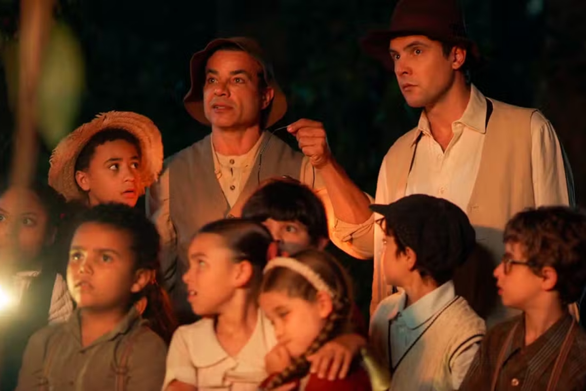 Candinho, Zé dos Porcos e as crianças em 