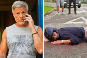 Jaques (Marcello Novaes) descobre que Davi (Rafael Vitti) sofreu acidente em Dona de Mim