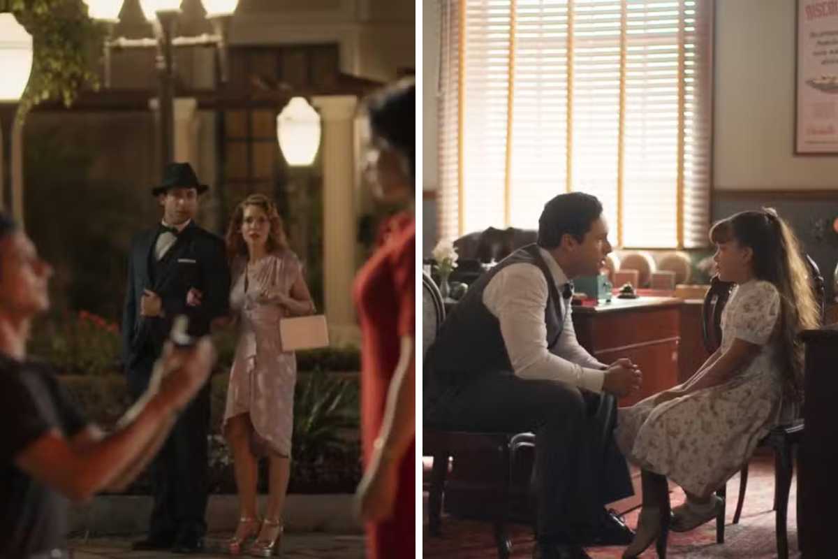 Êta Mundo Melhor: Tulio (Cadu Libonati) pede Estela (Larissa Manoela) em casamento, Celso (Rainer Cadete) flagra a cena e Anabela (Isabelly Carvalo) revela segredo