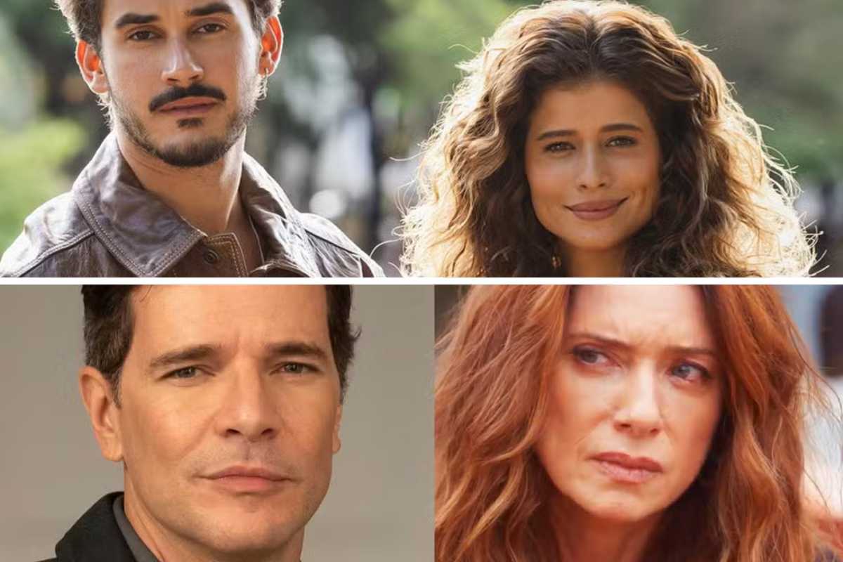 fotomontagem de reencontros em coração acelerado