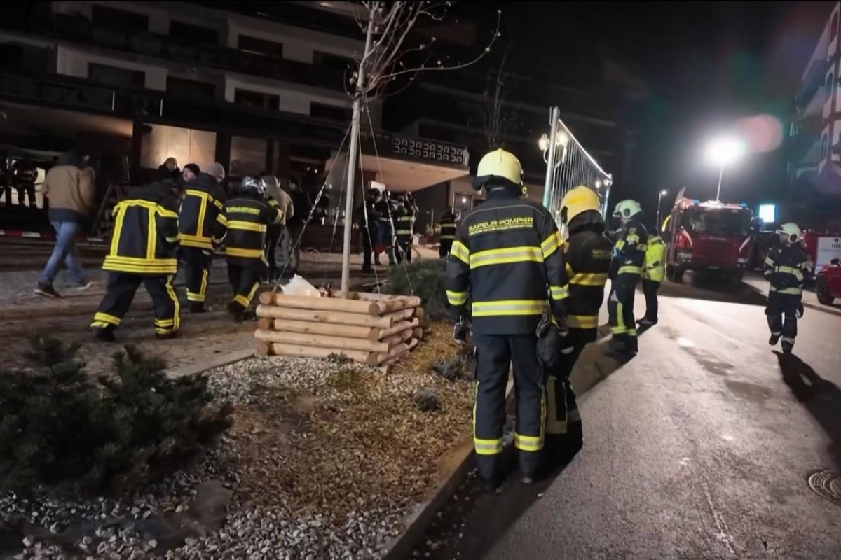 Incêndio na Suíça