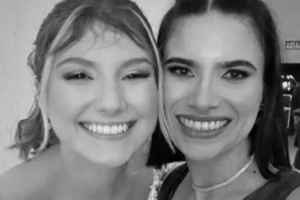 Isabel Veloso e a irmã