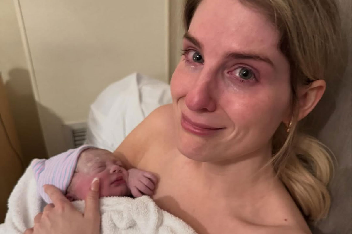 Meghan Trainor com a filha