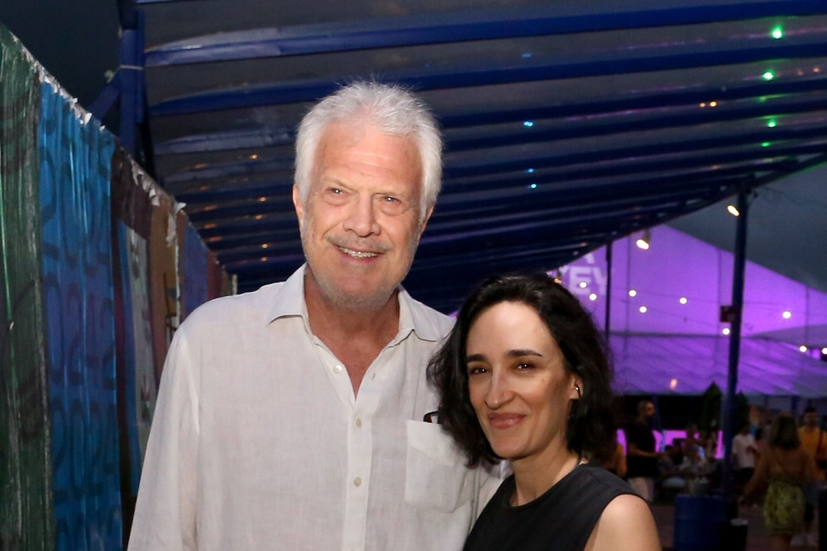 Pedro Bial e Maria Prata