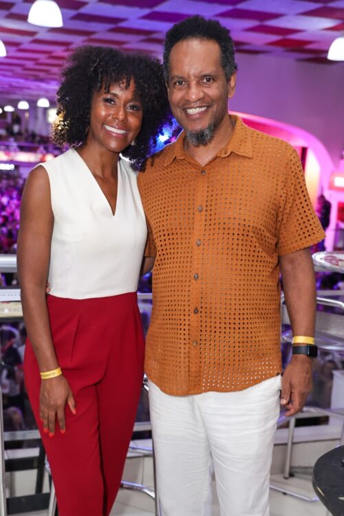 Maju Coutinho e o marido