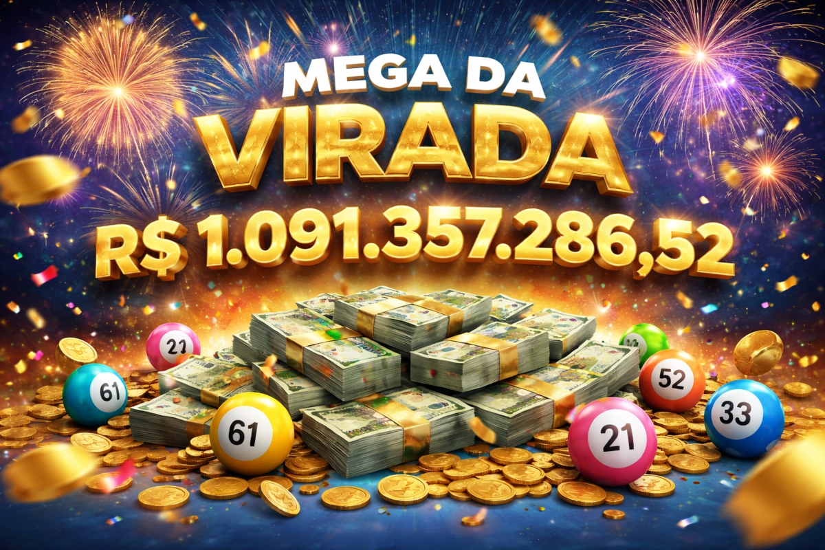 Sorteio da mega da Virada