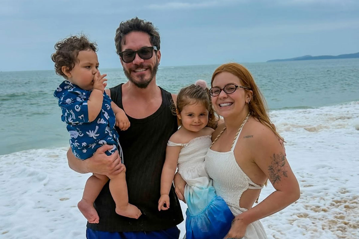 Viih Tube e Eliezer com os filhos