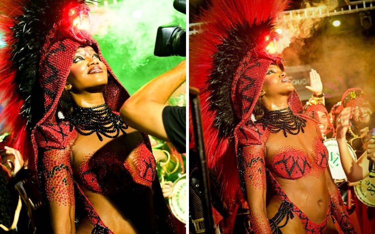 IZA volta à Sapucaí e emociona como Rainha da Imperatriz – Foto: Leo Franco / AgNews