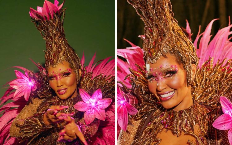 Após maratona, Karinah encerra desfile da Mangueira