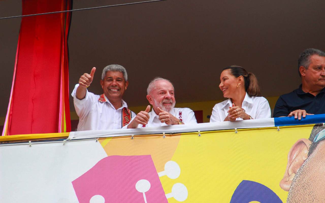 Lula e Janja no Carnaval de Salvador
