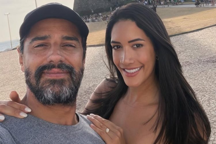 Alberto Cowboy e a esposa, Priscilla Monroy