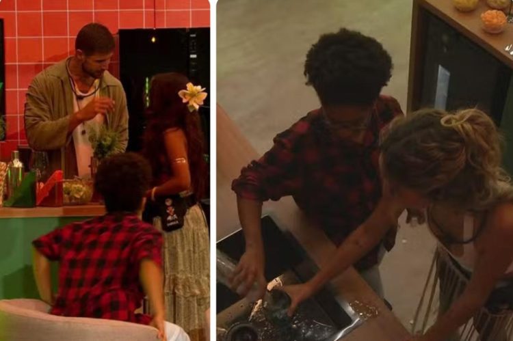 Milena perturba Jonas na Festa do Líder