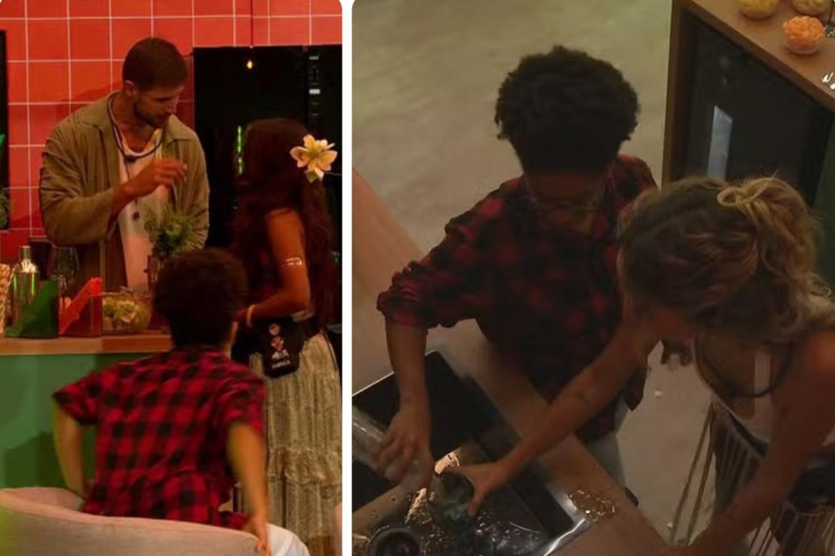 Milena perturba Jonas na Festa do Líder