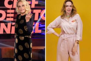 fotomontagem de na maria braga e ana paula renault