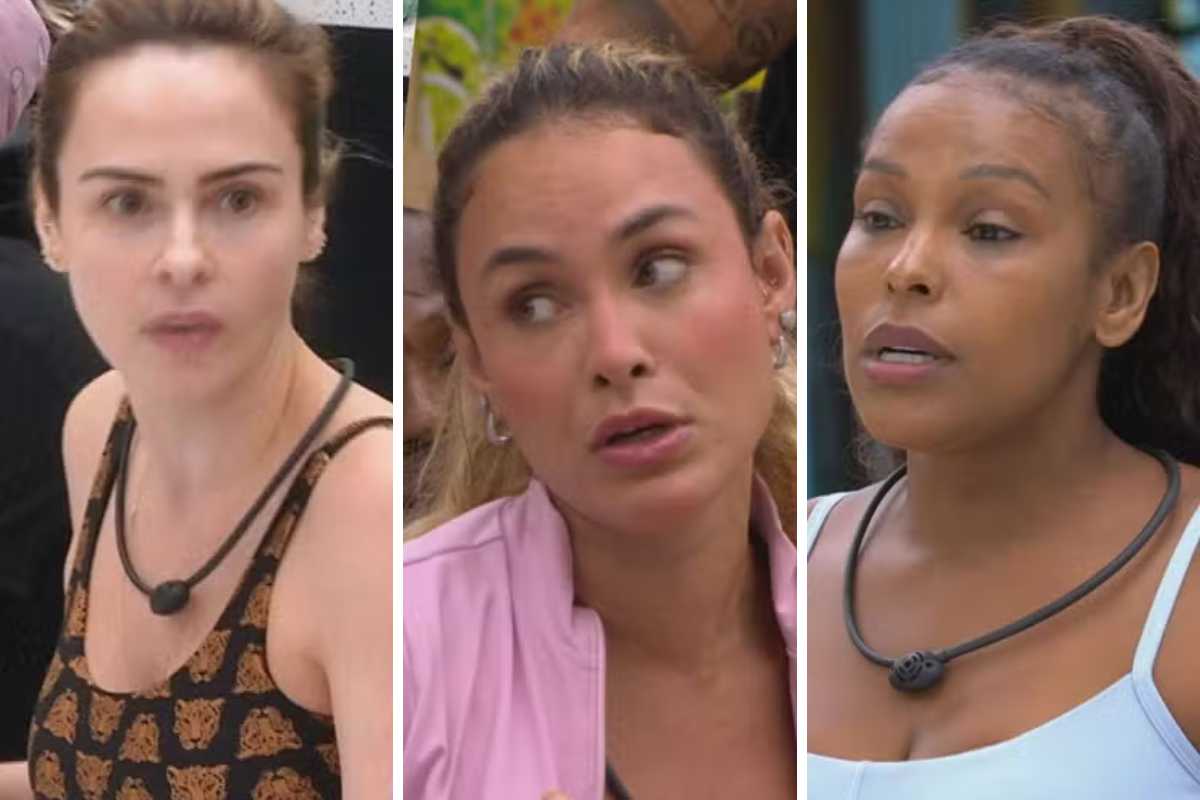 Ana Paula Renault, Sarah Andrade e Sol Vega discutem no almoço do BBB 26