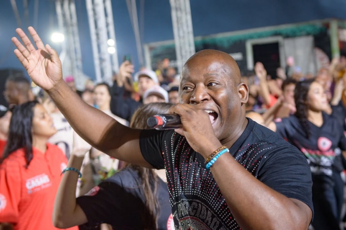 Igor Sorriso, intérprete da Mocidade Alegre